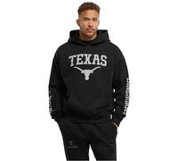 Mister Tee Upscale Herren Kapuzenpullover Texas Longhorns 25 Oversize Hoody, übergroßes Sweatshirt mit Kapuze und Print, Größen XS - 5XL
