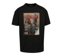 Mister Tee Männer Kurzarm-T-Shirt Magazine Oversize Upscale Schwarz L