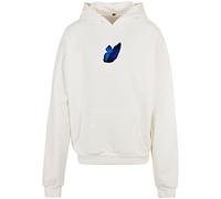 Mister Tee Upscale Le Papillon Heavy Oversize Hoody in Gr. S in Weiß