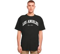 T-Shirt UPSCALE BY MISTER TEE "Upscale by Mister Tee Unisex L.A. College Oversize Tee" Gr. XXL, schwarz (black) Herren Shirts (24816909-XXL) black