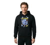 Hoodie UPSCALE BY MISTER TEE "Upscale by Mister Tee Unisex Psychadellic Heavy Oversize Hoody" Gr. S, schwarz (black) Herren Sweatshirts (98740225-S) black