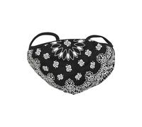 Mister Tee Urban Classics Unisex Bandana Face Mask 2-Pack Alltagsmaske, MT1375, Einheitsgröße, black/white