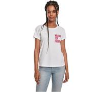 Mister Tee Female Shirt Ladies Waiting For Friday Box Tee White/Pink-5XL