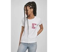 Mister Tee T-Shirt Ladies Waiting for Friday Box Tee Weiß/Pink Größe M