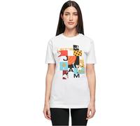 Mister Tee x Space Jam Damen Ladies Let´s Jam Tee, White, M