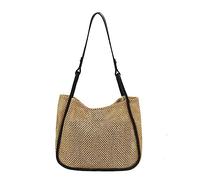 MISUVRSE Umhängetasche, Tragetasche für Damen und Mädchen, Strohtasche, hohle Handtaschen, Organizer, Einkaufstaschen, Strohhandtasche