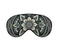 Mit dunkelgrüner Schlafmaske, Augenmaske, Augenmasken für Schlafmasken für Damen und Herren, Reiseaugenmaske, verstellbare Schlafmaske, Schlafmaske, Verdunkelung, niedliche Schlafmaske