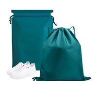 mit Kordelzug - 2 Stück Mini-Stoffbeutel, strapazierfähiger, wasserabweisender Sack, Schnellzugverschluss, kompakter Make-up-Halter für Fitnessstudio, Angeln, Sport, Wäsche, Outdoor