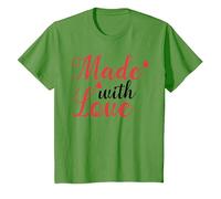 Mit Liebe gemacht T-Shirt, Kinder, Hellgrün, 104