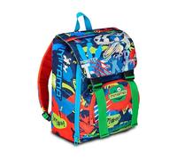Mitama Erweiterbarer Schulrucksack, Kinderrucksack 1-4. Klasse, Schulranzen mit Trinkflaschenfach, 6-10 Jahre, Geschenk Jungen, Mädchen, mehrfarbig