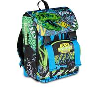 Mitama Erweiterbarer Schulrucksack, Kinderrucksack 1-4. Klasse, Schulranzen mit Trinkflaschenfach, 6-10 Jahre, Geschenk Jungen, Mädchen, mehrfarbig