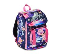 Mitama Erweiterbarer Schulrucksack, Kinderrucksack 1-4. Klasse, Schulranzen mit Trinkflaschenfach, 6-10 Jahre, Geschenk Jungen, Mädchen, mehrfarbig