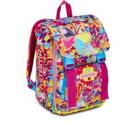Mitama Erweiterbarer Schulrucksack, Kinderrucksack 1-4. Klasse, Schulranzen mit Trinkflaschenfach, 6-10 Jahre, Geschenk Jungen, Mädchen, mehrfarbig