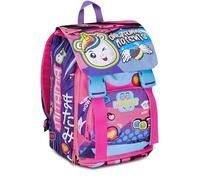 Mitama Erweiterbarer Schulrucksack, Kinderrucksack 1-4. Klasse, Schulranzen mit Trinkflaschenfach, 6-10 Jahre, Geschenk Jungen, Mädchen, mehrfarbig