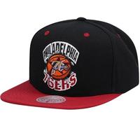 Mitchell & Ness Breakthrough Snapback (NBA/HWC) - Philadelphia 76ers, Rot-Schwarz