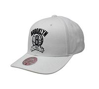 Mitchell & Ness Brooklyn Nets NBA All In Pro Crown Fit White Snapback Cap - One-Size
