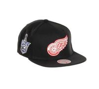 Mitchell & Ness Detroit Red Wings NHL Top Spot Originaler Fit Schwarz Verstellbare Snapback Cap - One-Size