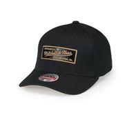 Mitchell & Ness Leather Logo Classic Red Snapback Cap - Box Logo, 100% Polyester, verstellbar, Herren, Frauen, Kinder, Unisex, Frühling, Sommer, Herbst, Winter