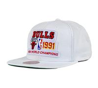Mitchell & Ness NBA Snapback Cap HWC Chicago Bulls Champs 1991 men Caps white in Größe:ONE SIZE