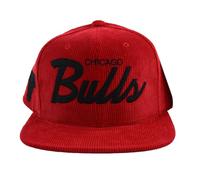 Mitchell & Ness NBA Cord Snapback Cap Chicago Bulls red