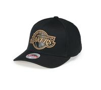 Mitchell & Ness NBA Leather Logo Classic Red Snapback Cap - 100% Polyester, verstellbar, Herren, Frauen, Kinder, Unisex, Frühling, Sommer, Herbst, Winter