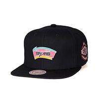 Mitchell & Ness - San Antonio Spurs - Snapback Cap Kappe - schwarz - OneSize - NBA Fanartikel
