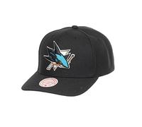 Mitchell & Ness San Jose Sharks Black NHL Team Ground 2.0 Pro Snapback Cap - One-Size