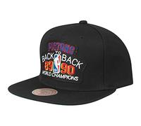 Mitchell & Ness NBA B2B SNAPBACK CAP HWC DETROIT PISTONS 1989-90 men Caps black in Größe:ONE SIZE