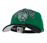 Mitchell & Ness Team Arch Basecap mit Classic Red Snapback Verschluß - Boston Celtics (Grün/Schwarz)