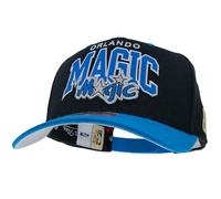 Mitchell & Ness Team Arch Basecap mit Classic Red Snapback Verschluß - Orlando Magic (Schwarz/Königsblau)