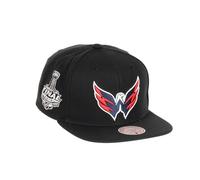 Mitchell & Ness Washington Capitals NHL Top Spot Originaler Fit Schwarz Verstellbare Snapback Cap - One-Size