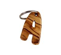 Mitienda Shop Schlüsselanhänger aus Holz Buchstaben A-Z | Holz Anhänger