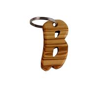 Mitienda Shop Schlüsselanhänger aus Holz Buchstaben A-Z | Holz Anhänger