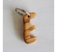 Mitienda Shop Schlüsselanhänger aus Holz Buchstaben A-Z | Holz Anhänger