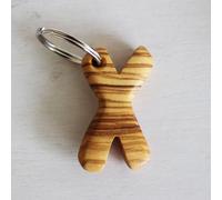 Mitienda Shop Schlüsselanhänger aus Holz Buchstaben A-Z | Holz Anhänger