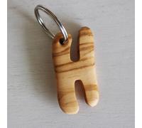 Mitienda Shop Schlüsselanhänger aus Holz Buchstaben A-Z | Holz Anhänger