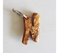 Mitienda Shop Schlüsselanhänger aus Holz Buchstaben A-Z | Holz Anhänger