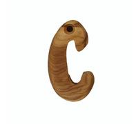 Mitienda Shop Schlüsselanhänger aus Holz Buchstaben A-Z | Holz Anhänger