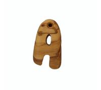 Mitienda Shop Schlüsselanhänger aus Holz Buchstaben A-Z | Holz Anhänger