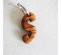 Mitienda Shop Schlüsselanhänger aus Holz Buchstaben A-Z | Holz Anhänger