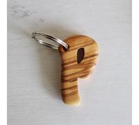 Mitienda Shop Schlüsselanhänger aus Holz Buchstaben A-Z | Holz Anhänger