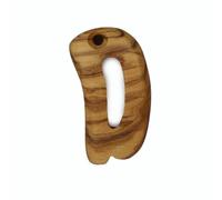 Mitienda Shop Schlüsselanhänger aus Holz Buchstaben A-Z | Holz Anhänger