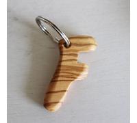 Mitienda Shop Schlüsselanhänger aus Holz Buchstaben A-Z | Holz Anhänger