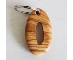 Mitienda Shop Schlüsselanhänger aus Holz Buchstaben A-Z | Holz Anhänger