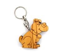Mitienda Shop Schlüsselanhänger aus Holz - Hund