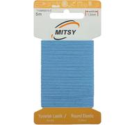 MITSY Reißfeste Gummiband Gummibänder zum Nähen Breit 1.5 mm Stark Gummilitze für Hosengummi Haushalt DIY Handwerk Stoffe zum Nahen