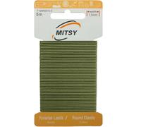 MITSY Reißfeste Gummiband Gummibänder zum Nähen Breit 1.5 mm Stark Gummilitze für Hosengummi Haushalt DIY Handwerk Stoffe zum Nahen