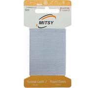 MITSY Reißfeste Gummiband Gummibänder zum Nähen Breit 1.5 mm Stark Gummilitze für Hosengummi Haushalt DIY Handwerk Stoffe zum Nahen