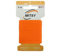 MITSY Reißfeste Gummiband Gummibänder zum Nähen Breit 6 mm Stark Gummilitze für Hosengummi Haushalt DIY Handwerk Stoffe zum Nahen