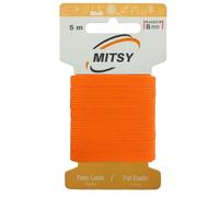 MITSY Reißfeste Gummiband Gummibänder zum Nähen Breit 8 mm Stark Gummilitze für Hosengummi Haushalt DIY Handwerk Stoffe zum Nahen